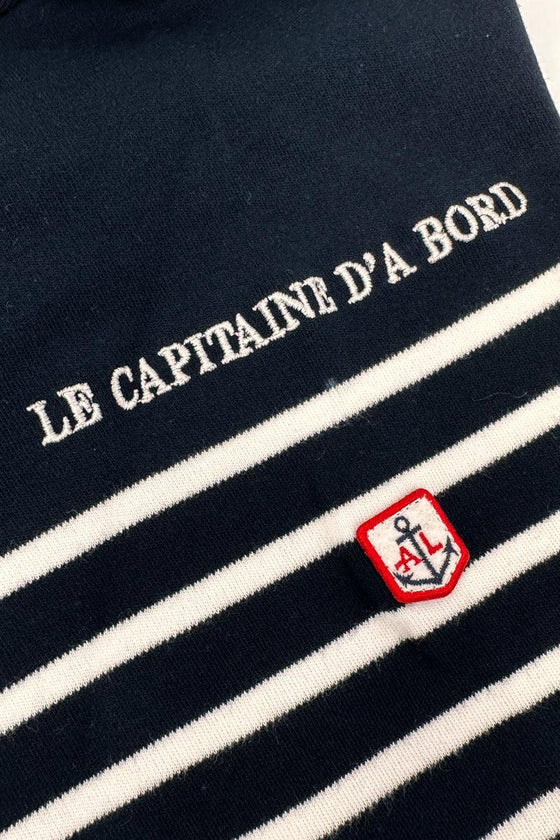 Armor-Lux - Marinière homme Le Capitaine D'a Bord - Édition Limitée 40e Anniversaire - LE CAPITAINE D'A BORD