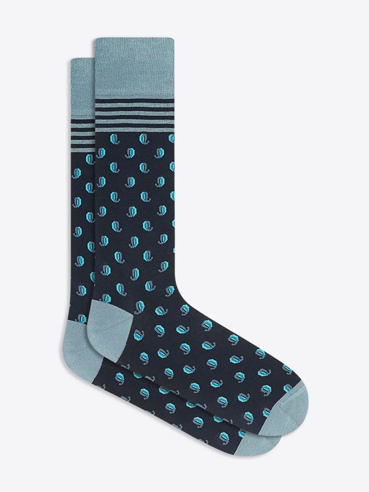 Bugatchi Mercerized cotton socks with loops – Le Capitaine D'a Bord