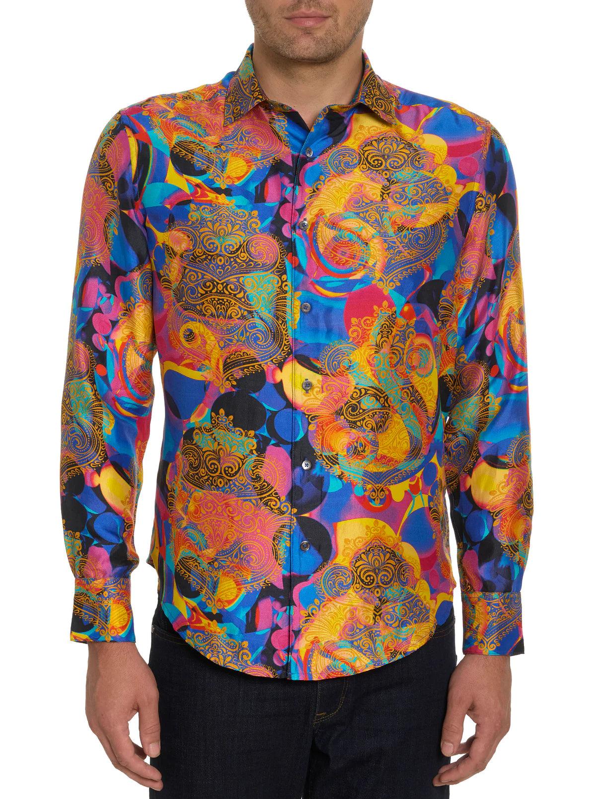 Robert Graham Le Clique Limited Edition Silk Shirt Le Capitaine D a Bord
