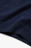 34 Heritage - Cashmere Zip Collar Sweater - Dark Navy