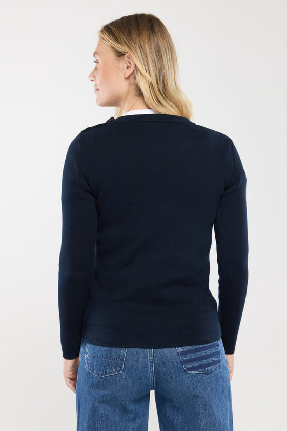 Armor-Lux - Groix - Pull marin de coton uni