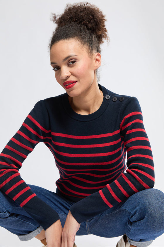 Armor-Lux - Groix - Striped cotton sailor sweater