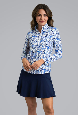 Ibkül - Norma Long Sleeve Mock Neck Top – 10248