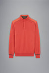 Paul & Shark - Wool zip-neck sweater with Typhoon Platinum appliqués