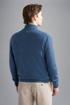 Paul & Shark - RE-WOOL wool zip-neck sweater