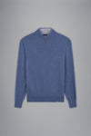 Paul & Shark - RE-WOOL wool zip-neck sweater