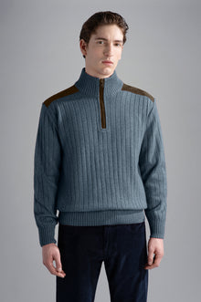  Paul & Shark - Wool and cashmere zip-neck sweater