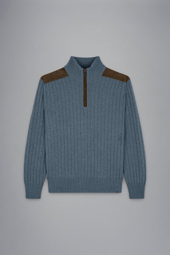 Paul & Shark - Wool and cashmere zip-neck sweater