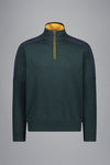 Paul & Shark - Wool zip-neck sweater with nylon appliqués