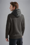 Paul & Shark - Wool hooded cardigan with quilted front