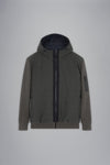 Paul & Shark - Wool hooded cardigan with quilted front