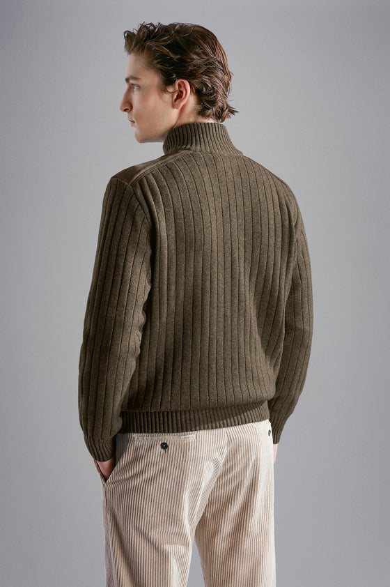 Paul & Shark - Wool and cashmere zip cardigan