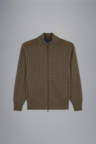 Paul & Shark - Wool and cashmere zip cardigan