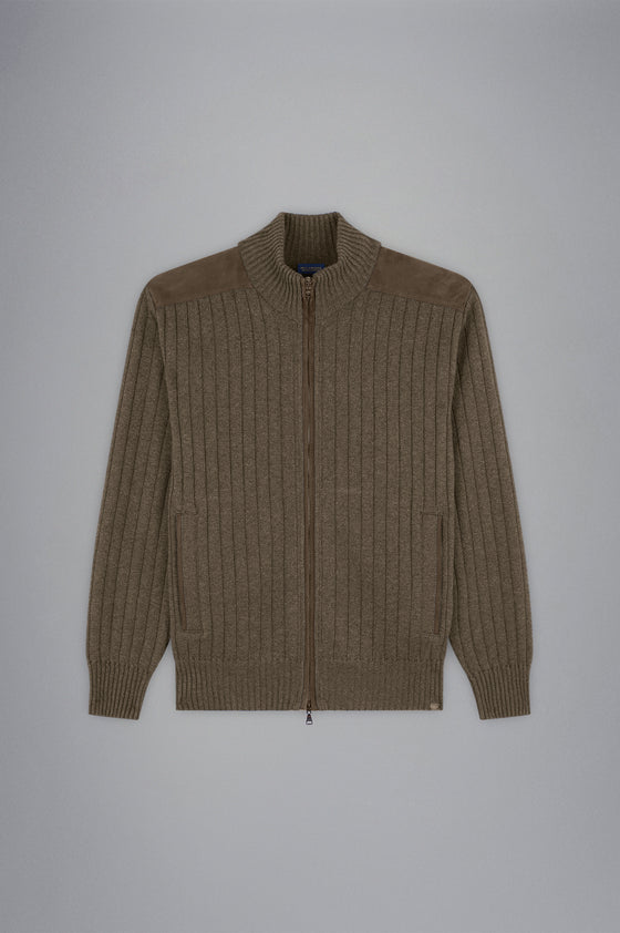 Paul & Shark - Wool and cashmere zip cardigan