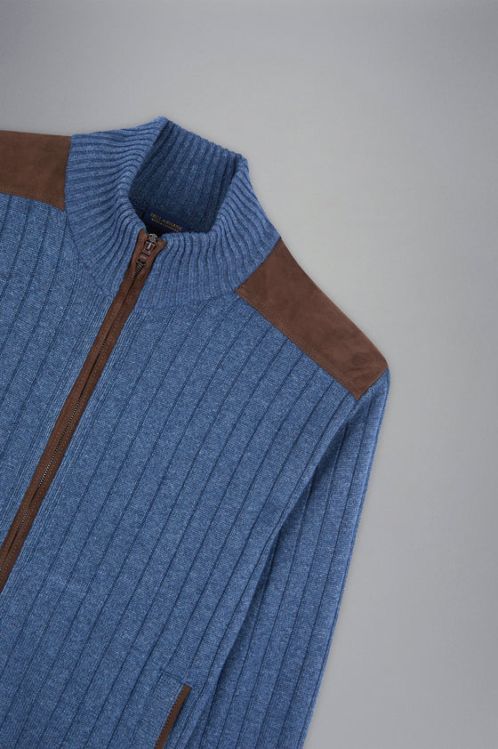 Paul & Shark - Cardigan zip de laine et cachemire