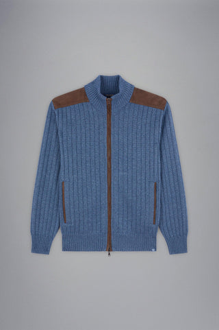 Paul & Shark - Wool and cashmere zip cardigan
