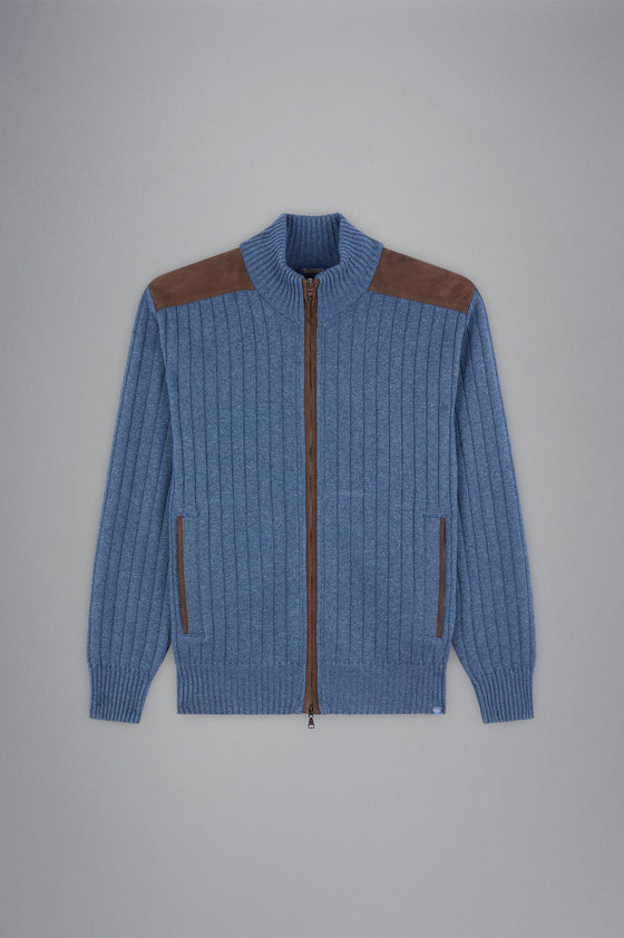 Paul & Shark - Wool and cashmere zip cardigan