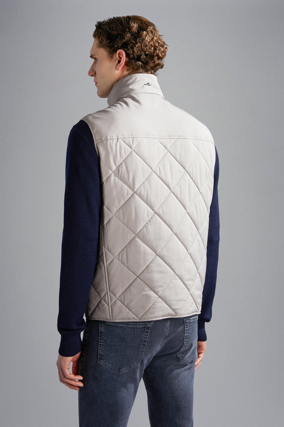 Paul & Shark - Save The Sea Quilted Gilet with Alcantara