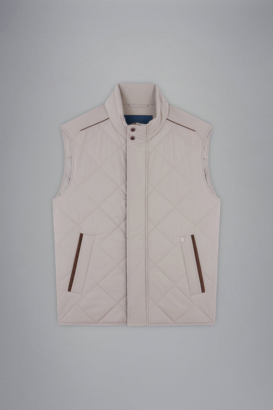 Paul & Shark - Save The Sea Quilted Gilet with Alcantara