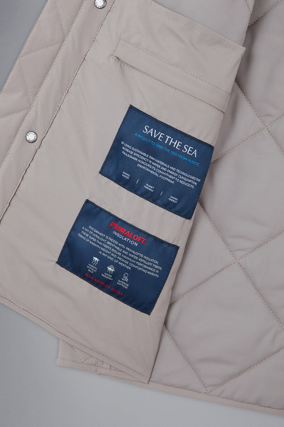 Paul & Shark - Save The Sea Quilted Gilet with Alcantara