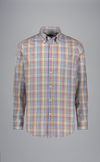 Paul & Shark - Long-sleeved checked cotton twill shirt