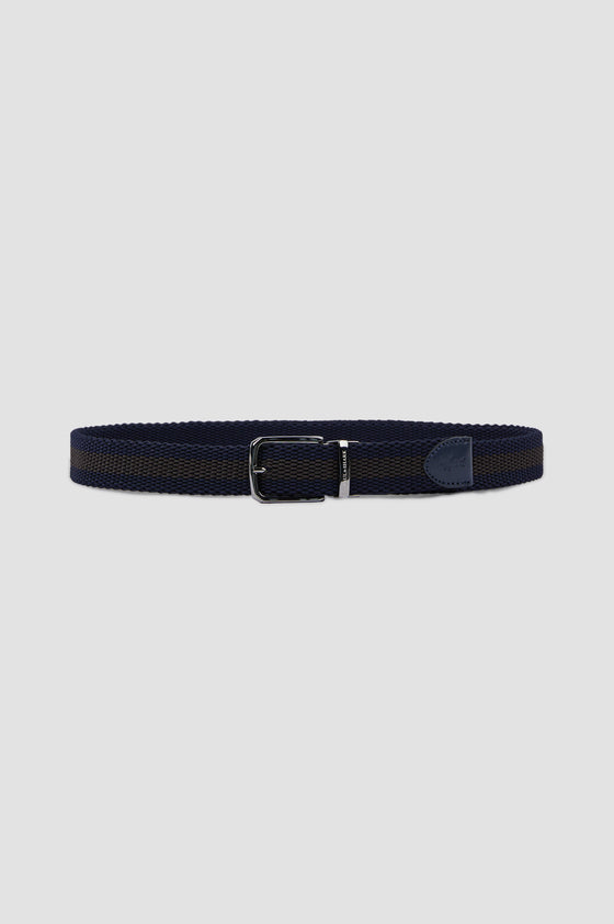 Paul & Shark - Ceinture tressée extensible avec garniture en cuir