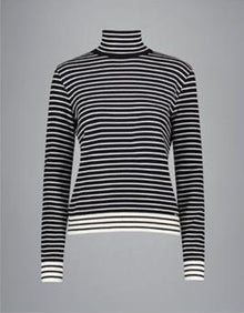  Paul & Shark Ladies - Striped wool turtleneck sweater