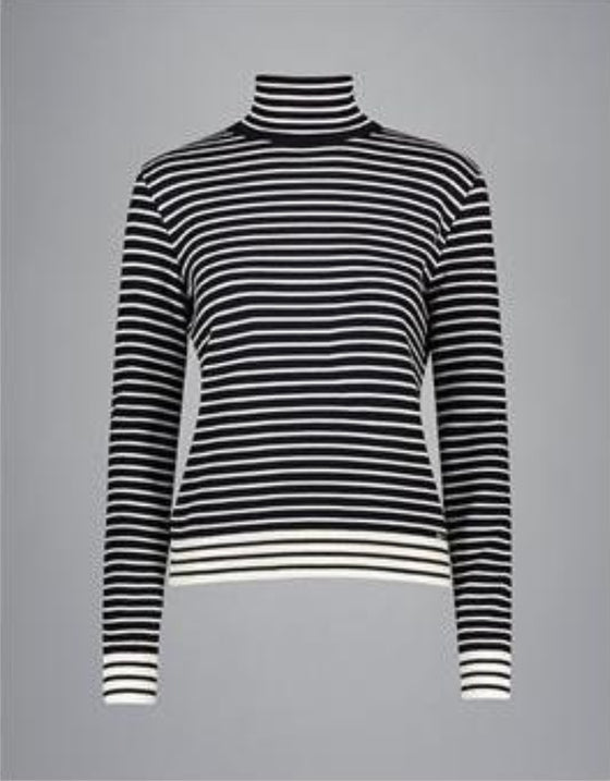 Paul & Shark Ladies - Striped wool turtleneck sweater