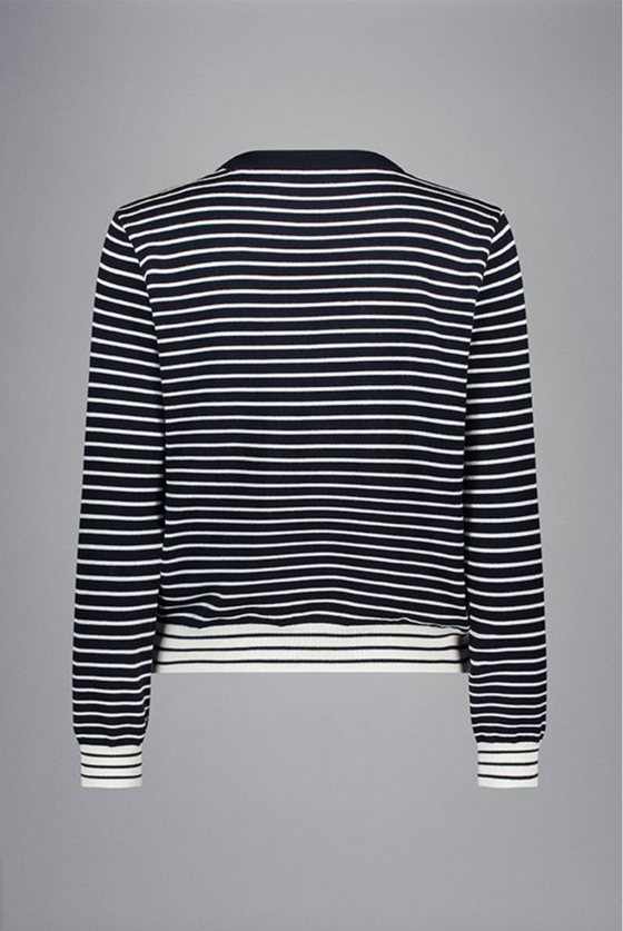 Paul & Shark Ladies - Striped round neck wool sweater