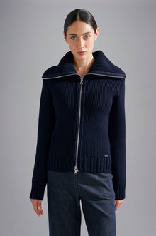  Paul & Shark Ladies - Women's Merino Wool Cable Cardigan