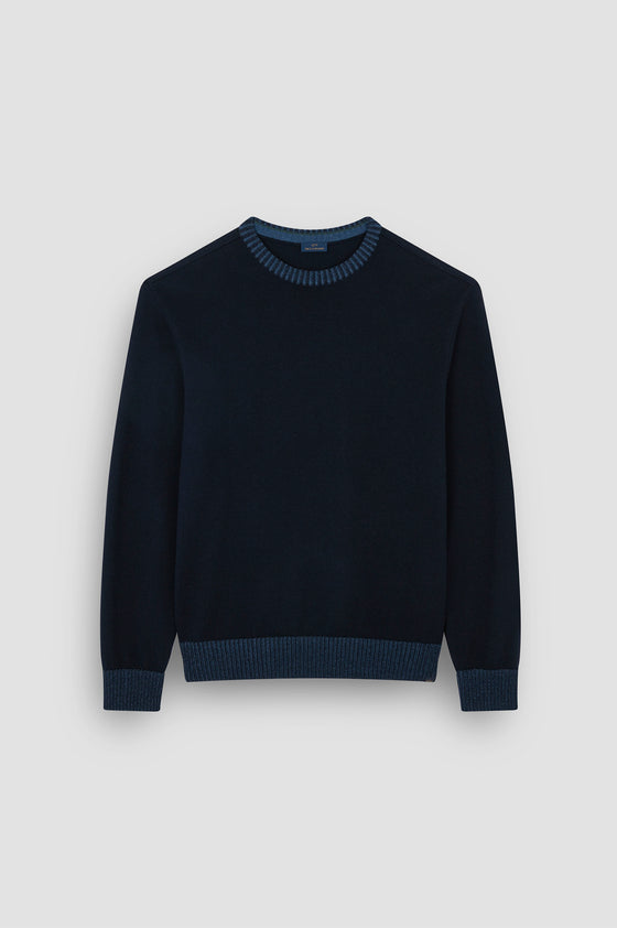 Paul & Shark - Soft Cool Touch wool crew neck sweater