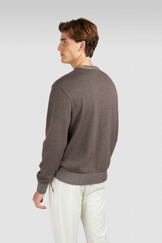 Paul & Shark - Soft Cool Touch wool crew neck sweater