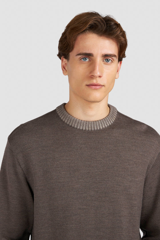 Paul & Shark - Soft Cool Touch wool crew neck sweater