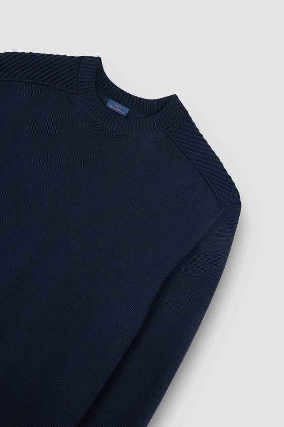 Paul & Shark - Soft Cool Touch wool crew neck sweater