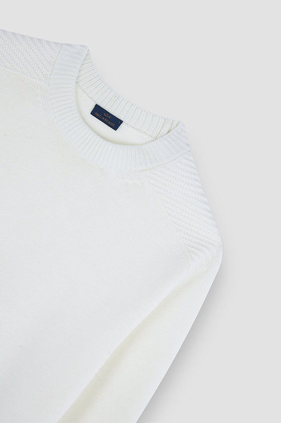 Paul & Shark - Soft Cool Touch wool crew neck sweater