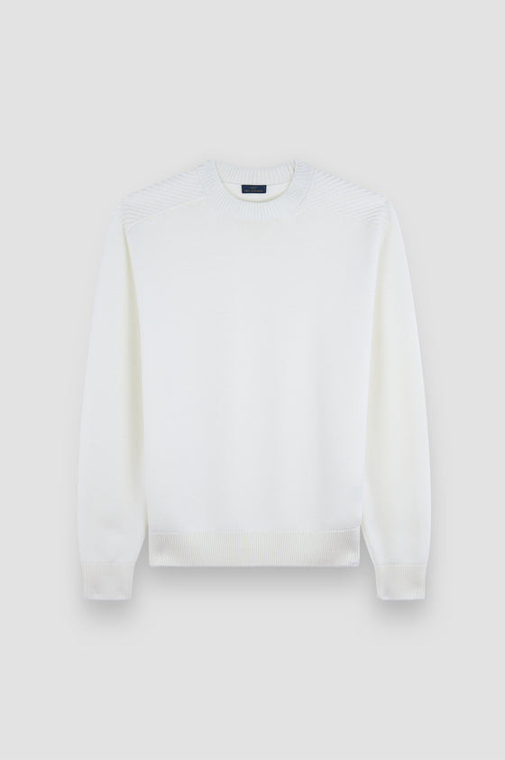 Paul & Shark - Soft Cool Touch wool crew neck sweater