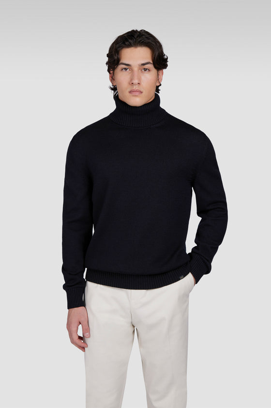Paul & Shark - Soft Cool Touch wool turtleneck sweater