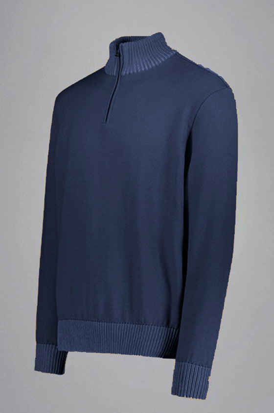 Paul & Shark - Soft Cool Touch wool zip collar sweater