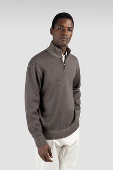  Paul & Shark - Soft Cool Touch wool zip collar sweater