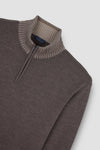 Paul & Shark - Soft Cool Touch wool zip collar sweater