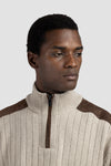 Paul & Shark - Wool and cashmere zip-neck sweater