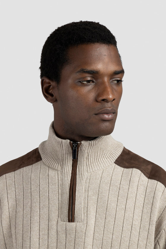Paul & Shark - Wool and cashmere zip-neck sweater