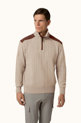 Paul & Shark - Wool and cashmere zip-neck sweater