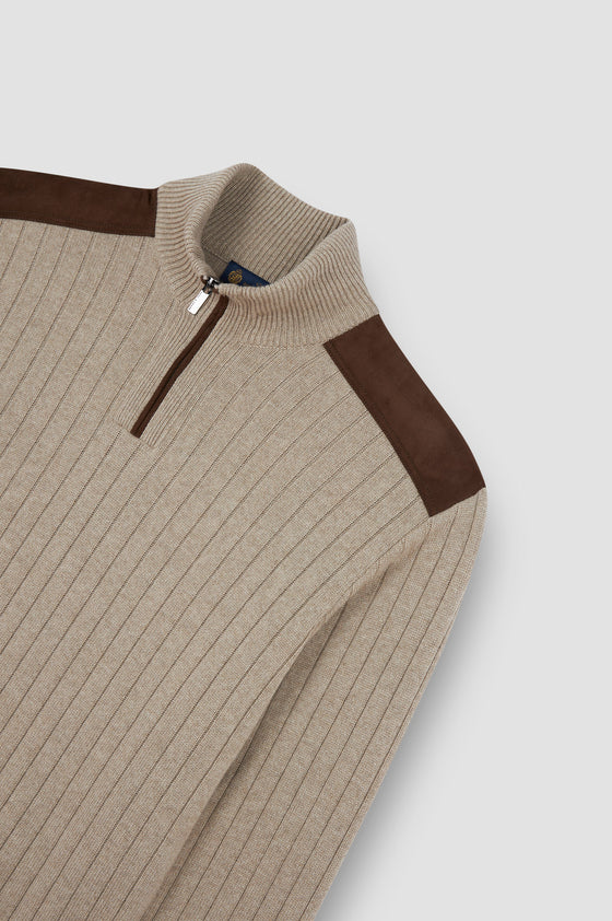 Paul & Shark - Wool and cashmere zip-neck sweater