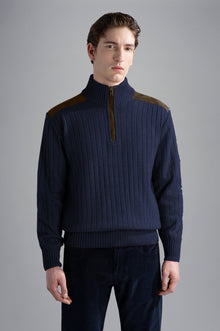  Paul & Shark - Wool and cashmere zip-neck sweater