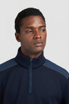 Paul & Shark - Typhoon Platinum wool zip collar sweater