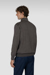 Paul & Shark - Wool zip collar sweater with Loro Piana Rain System© appliqués