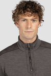 Paul & Shark - Wool zip collar sweater with Loro Piana Rain System© appliqués