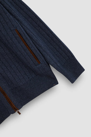 Paul & Shark - Wool and cashmere zip cardigan