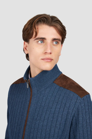 Paul & Shark - Wool and cashmere zip cardigan